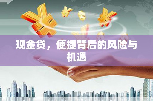 惠来现金贷，便捷背后的风险与机遇