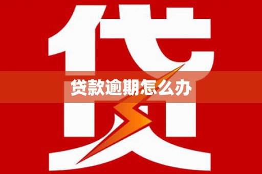 惠来贷款逾期怎么办