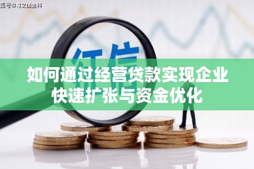 惠来如何通过经营贷款实现企业快速扩张与资金优化