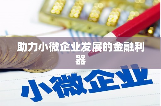 惠来助力小微企业发展的金融利器