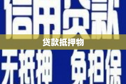 惠来贷款抵押物