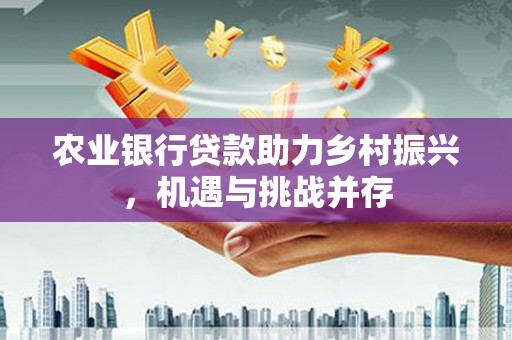 惠来农业银行贷款助力乡村振兴，机遇与挑战并存