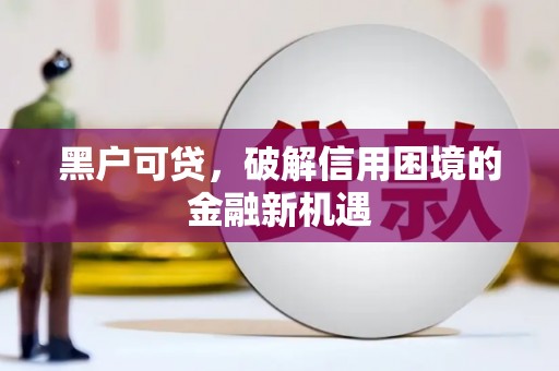 惠来黑户可贷，破解信用困境的金融新机遇