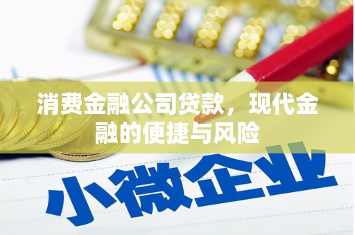 惠来消费金融公司贷款，现代金融的便捷与风险