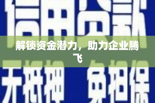 惠来解锁资金潜力，助力企业腾飞